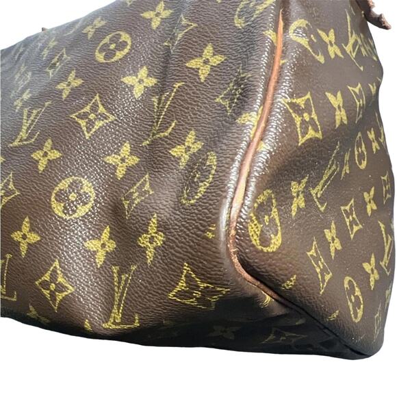 Louis Vuitton Monogram LV Leather Speedy 35 Travel Bag (LVXX202) - Picture 11 of 12